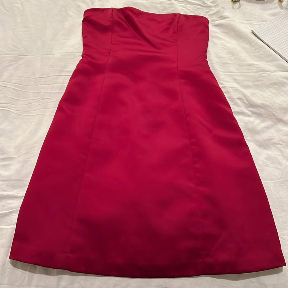 Nicole Miller Strapless Cocktail Dress